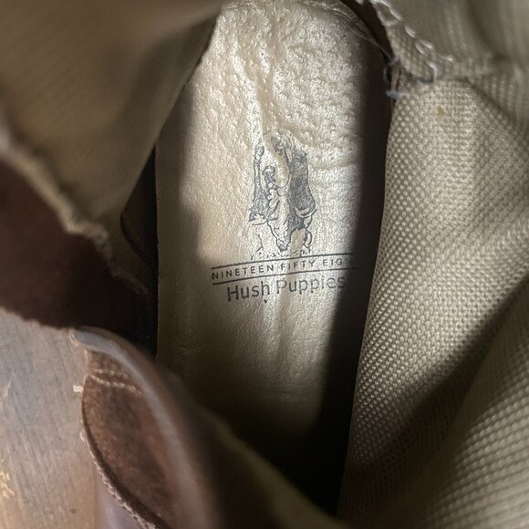 1958 Hush Puppies Genuine Leather and Suede Style Lace Up Boot Women's Size 6.5 - Picture 8 of 13